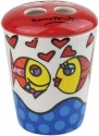 Britto by Westland 22023 Deeply In Love Fish Toothbrush Holder