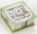 Cats At Work 4048948 Memo Cube Today'S Goal