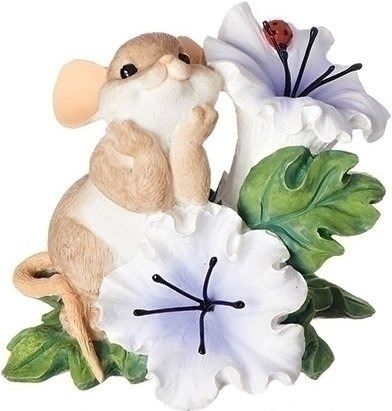 Charming Tails 12296 Thinking of You Makes Me Smile Mouse Figurine