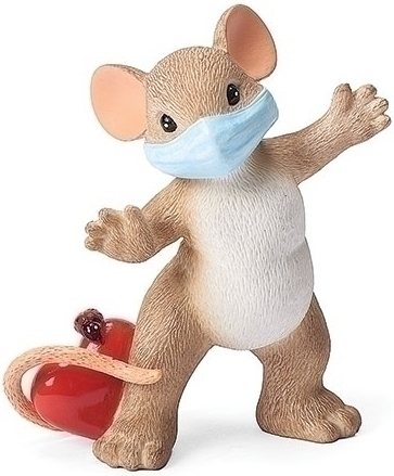 Special Sale SALE12558 Charming Tails 12558 Can't Mask My Love Mouse Figurine