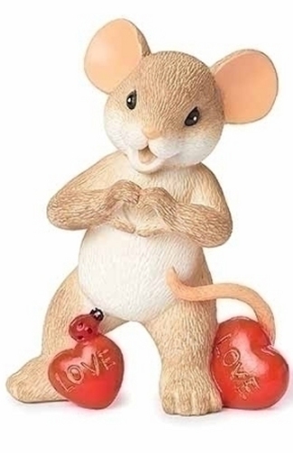 Charming Tails 15668 All My Heart Mouse Figurine 