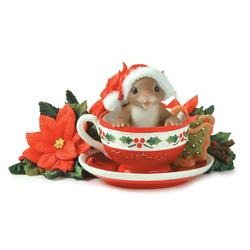 Charming Tails 87167 Oh Christmas Tea