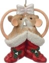 Charming Tails 130447 Mice in Christmas Stockings Ornament