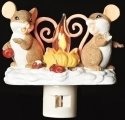 Charming Tails 131122 Mice By Fire Night Light