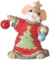 Charming Tails 131634 That's One Tree-Rific Sweater Ugly Xmas Sweater Figurine