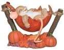 Charming Tails 132107 The Season of Colorful Dreams Leaf Hammock Figurine