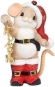 Charming Tails 133492 It's Time to Let Your Ho Ho Ho Snow Mouse In Hat-Boots Figurine