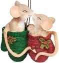 Charming Tails 133494 We Are a Uniquely Perfect Pair In Mitten Ornament