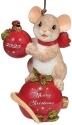 Charming Tails 133495 Have Yourself a Merry Little Christmas - Mouse 2020 Ornament