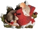 Charming Tails 135561N 30th Anniversary Mouse & Cardinal Mouse Figurine
