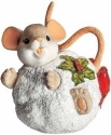 Charming Tails 135564 Snowball Mouse Ornament