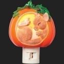 Charming Tails 136050N Mouse In Pumpkin Nightlight