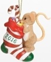 Charming Tails 30379 Annual Ornament Mouse Stocking