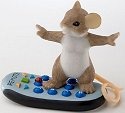 Charming Tails 4020531 Channel Surfing Figurine