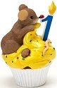 Charming Tails 4020631 Mouse Birthday 1 Cupcake Figurine