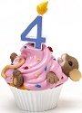 Charming Tails 4020634 Mouse Birthday 4 Cupcake Figurine