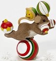 Charming Tails 4023656 The Holidays Can Be a Real Balancing Act Figurine