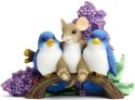 Charming Tails 4030951 Happiness is Having Tweet Friends Figurine