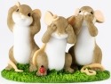 Charming Tails 4030955 Hear No See No Speak No Evil Figurine