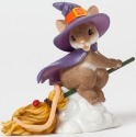 Charming Tails 4041161 Witch Flying on Broom