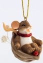 Charming Tails 4046957 Sliding Nutshell Ornament