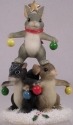 Charming Tails 87112 Christmas Tree Trio 1999