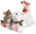 Charming Tails 87160 Friends Make The Holidays Holiday Purrfect