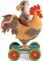 Charming Tails 98457 Rooster Pull Toy Charm