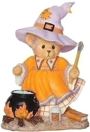 Special Sale SALE133482 Cherished Teddies 133482 Gretel Witch with Cauldron Bear Figurine
