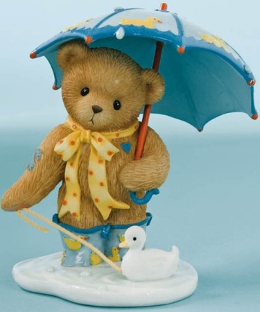 Cherished Teddies 4009578 Rain Has Come Time For Puddle Fun