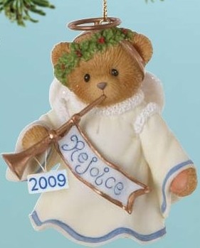 Cherished Teddies 4013432 Let Us All Rejoice 2009 Dated Ornament