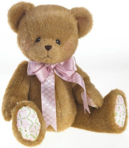Cherished Teddies 4019570 Jointed Bear With Quilted Paws