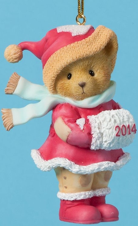 Cherished Teddies 4040460 Hanging Ornament Bear 2014