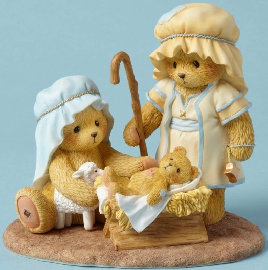 Cherished Teddies 4053474 Joseph Mary and Baby Figurine