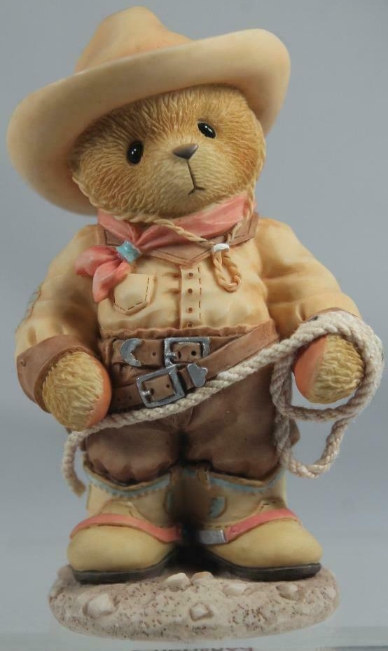 Cherished Teddies 466298 Roy Im Your Country Cowboy With Rope