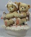 Cherished Teddies 111015 Heart Shaped Cupid Box Angel Cupids Figurine