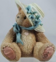 Cherished Teddies 128023 Christy Take Me To Your Heart Hat Blue Flowers