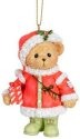 Cherished Teddies 132071 2018 Santa Suit Ornament