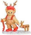 Cherished Teddies 132075 Ryan 2018 Dated Annual Bear w Deer Figurine