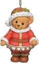 Cherished Teddies 132841 Santa Ornament Cherish Teddie