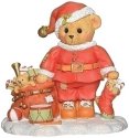 Cherished Teddies 132844 Chris Santa Teddie Figurine