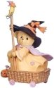 Cherished Teddies 132854 Diana Wheel Basket Halloween