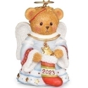 Cherished Teddies 136031 Annual Angel Bell Ornament Dated New for 2023 Christmas Bear