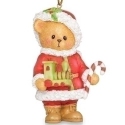 Cherished Teddies 136033 Bear in Santa Suit Ornament New for 2023