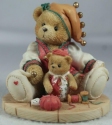 Cherished Teddies 141135 Meri Hand Sewn Holidays-Elf Sewing
