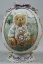 Cherished Teddies 156507 Easter Egg Bear Dressed As Bunny Figurine Dated 1996