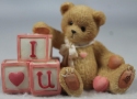 Cherished Teddies 156515 I Love You Mini Bear With Love Letters