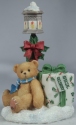 Cherished Teddies 269913 Santa Express Bear by Lamp Post