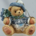 Cherished Teddies 272175 Holding Snowflakes Ornament 1997 Dated