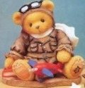 Cherished Teddies 337463 Lance 1998 Event Boy w Plane